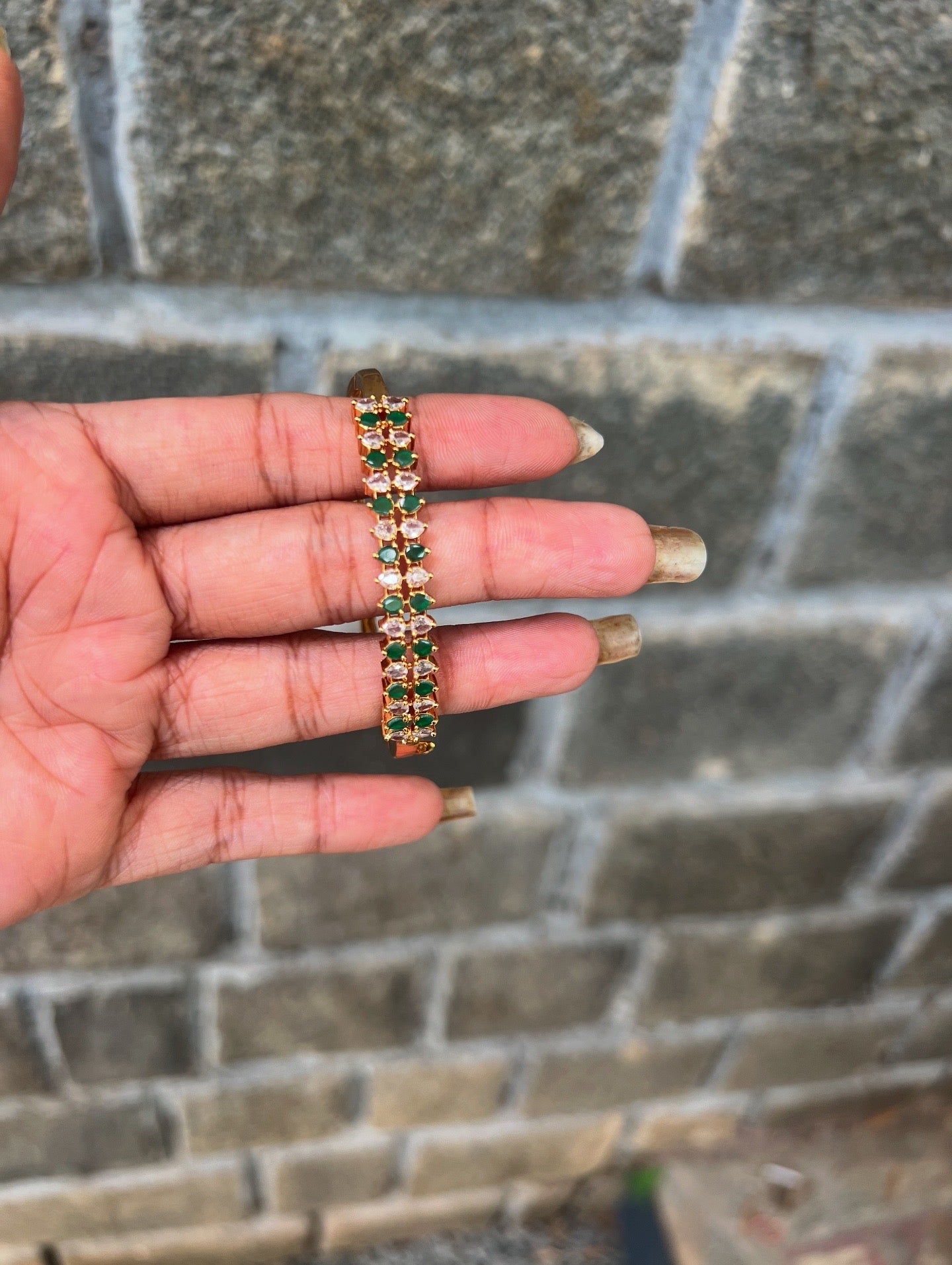 Premium gold plated openable bracelet 2.4 product code G63