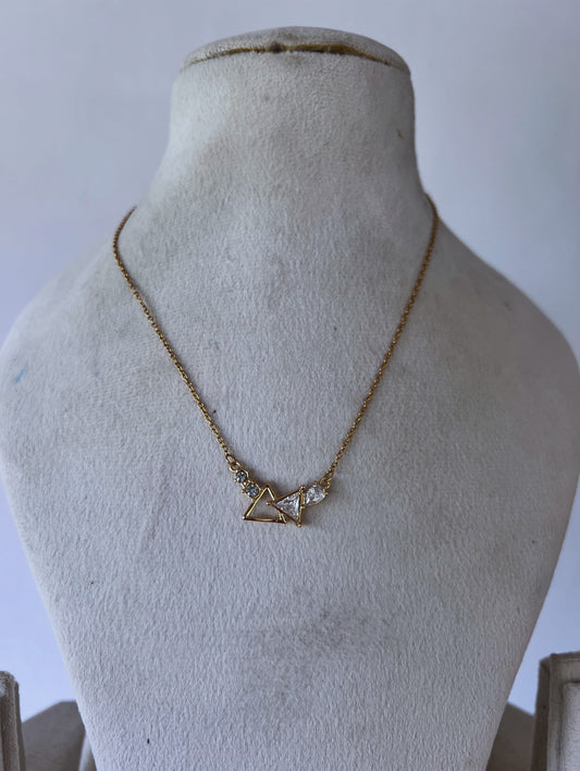 Premium anti tarnish daily wear stainless steel necklace product code N378