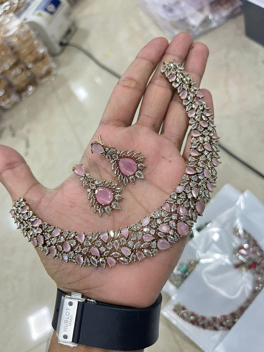 Most trending ad bridal necklace product code 905