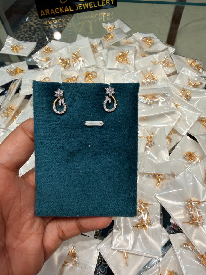 Premium party wear diamond finish stud product code E240