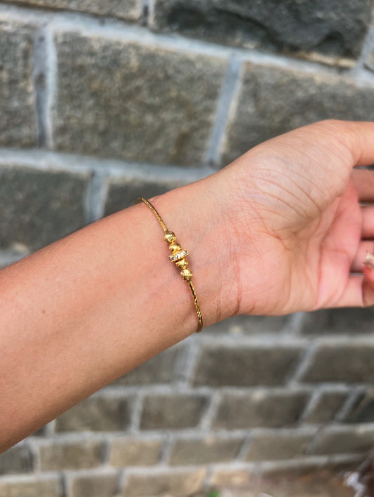 Premium gold plated daily use twisted bangle 2.4 product code G62