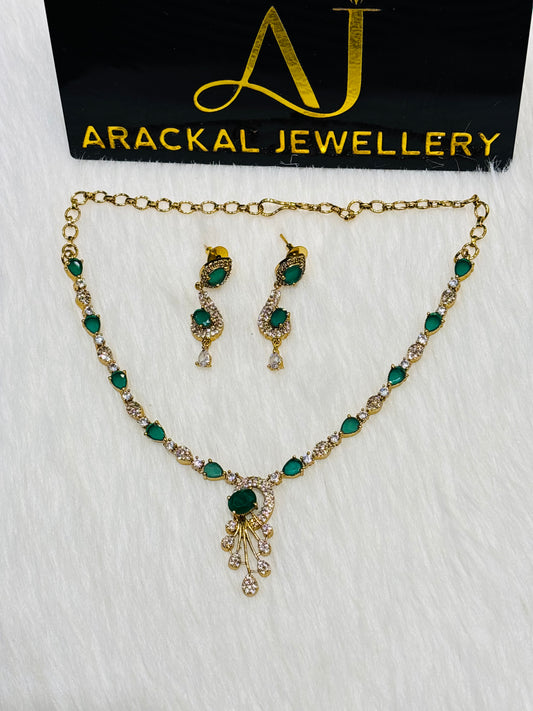 Premium ad floral necklace product code N326