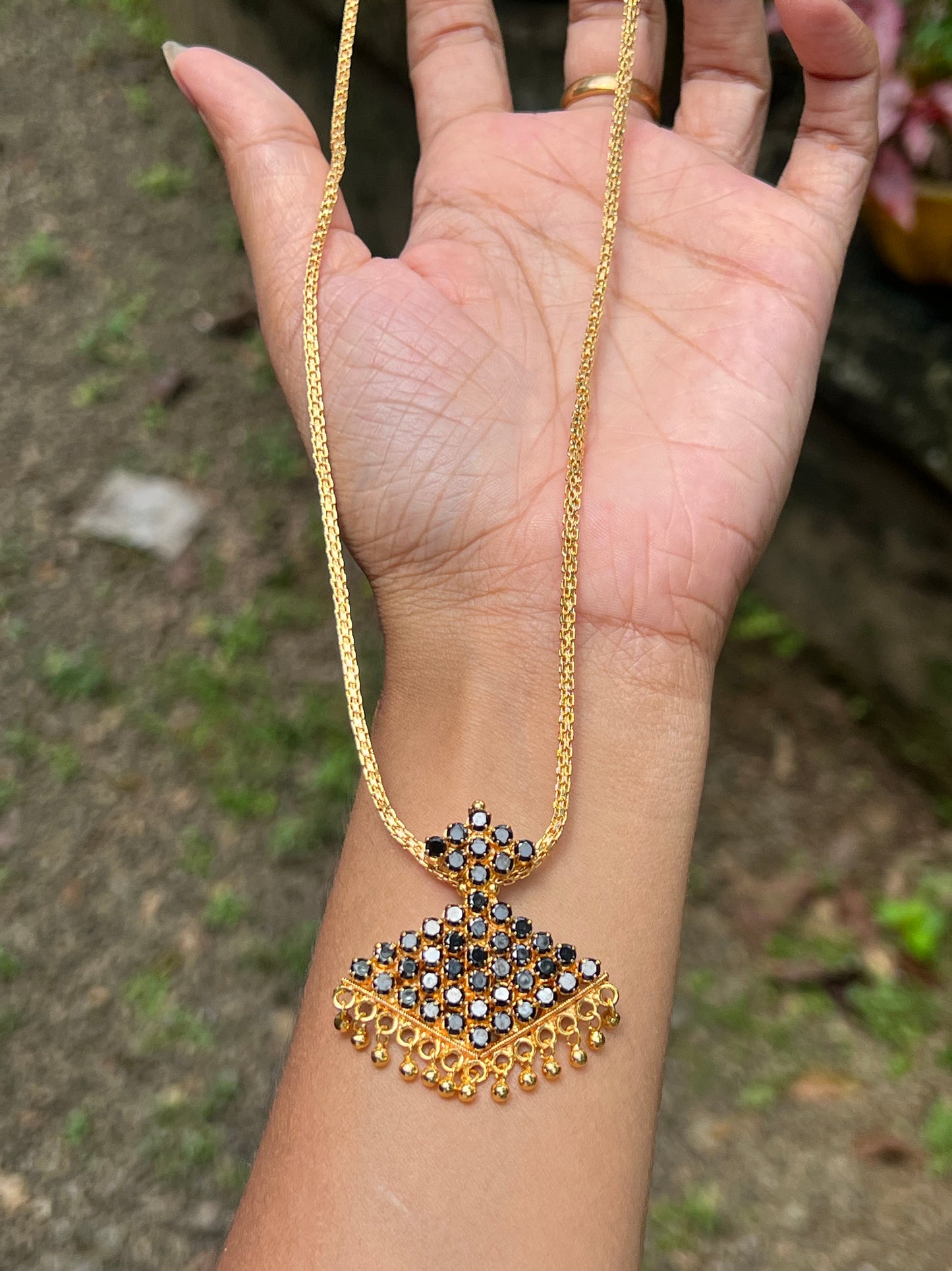 Premium quality gold plated pendant chain product code N188