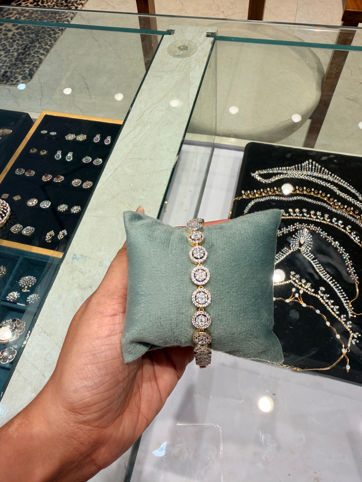 Premium party wear diamond finish bracelet (2.2 or 2.4)