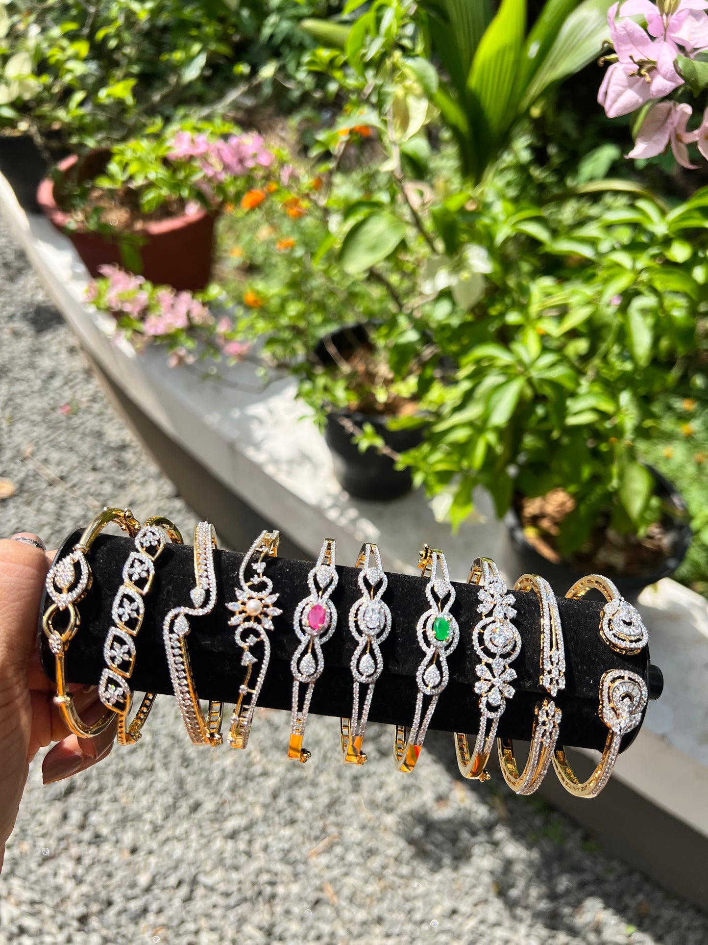 Premium quality diamond finish openable bracelet (suitable for 2.2 to  2.6) product code B10