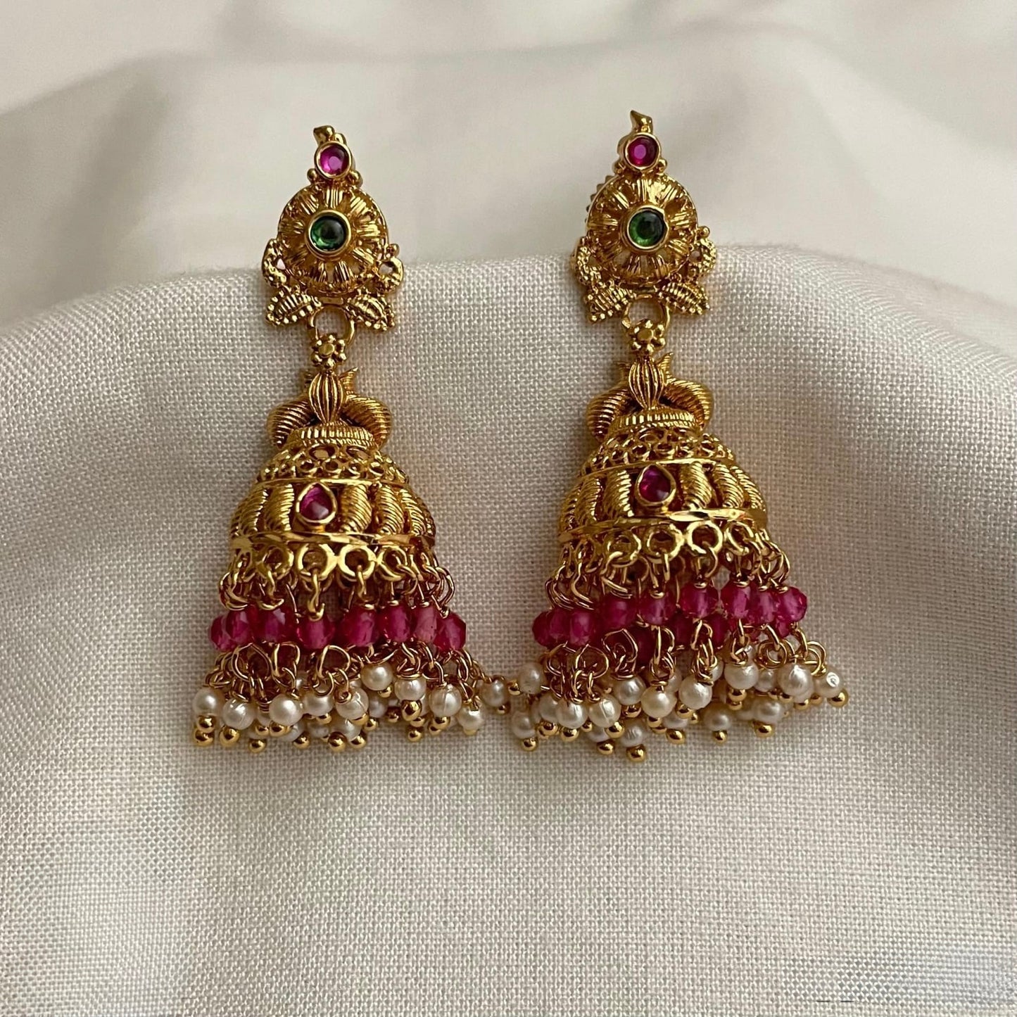 Premium quality traditional non idol jhumka