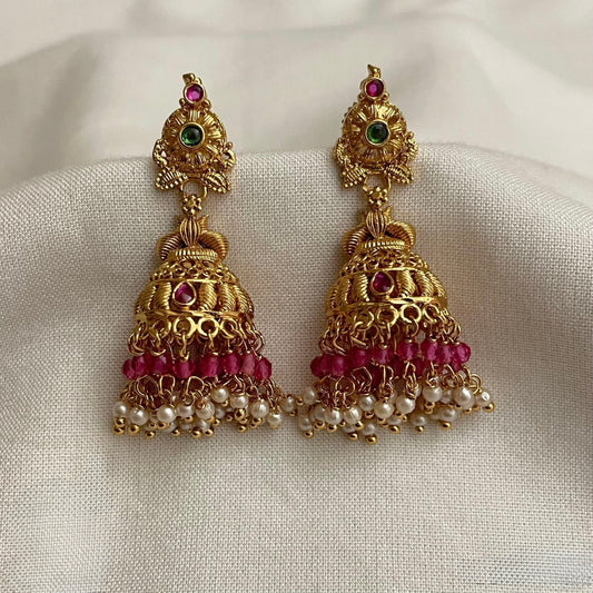 Premium quality traditional non idol jhumka