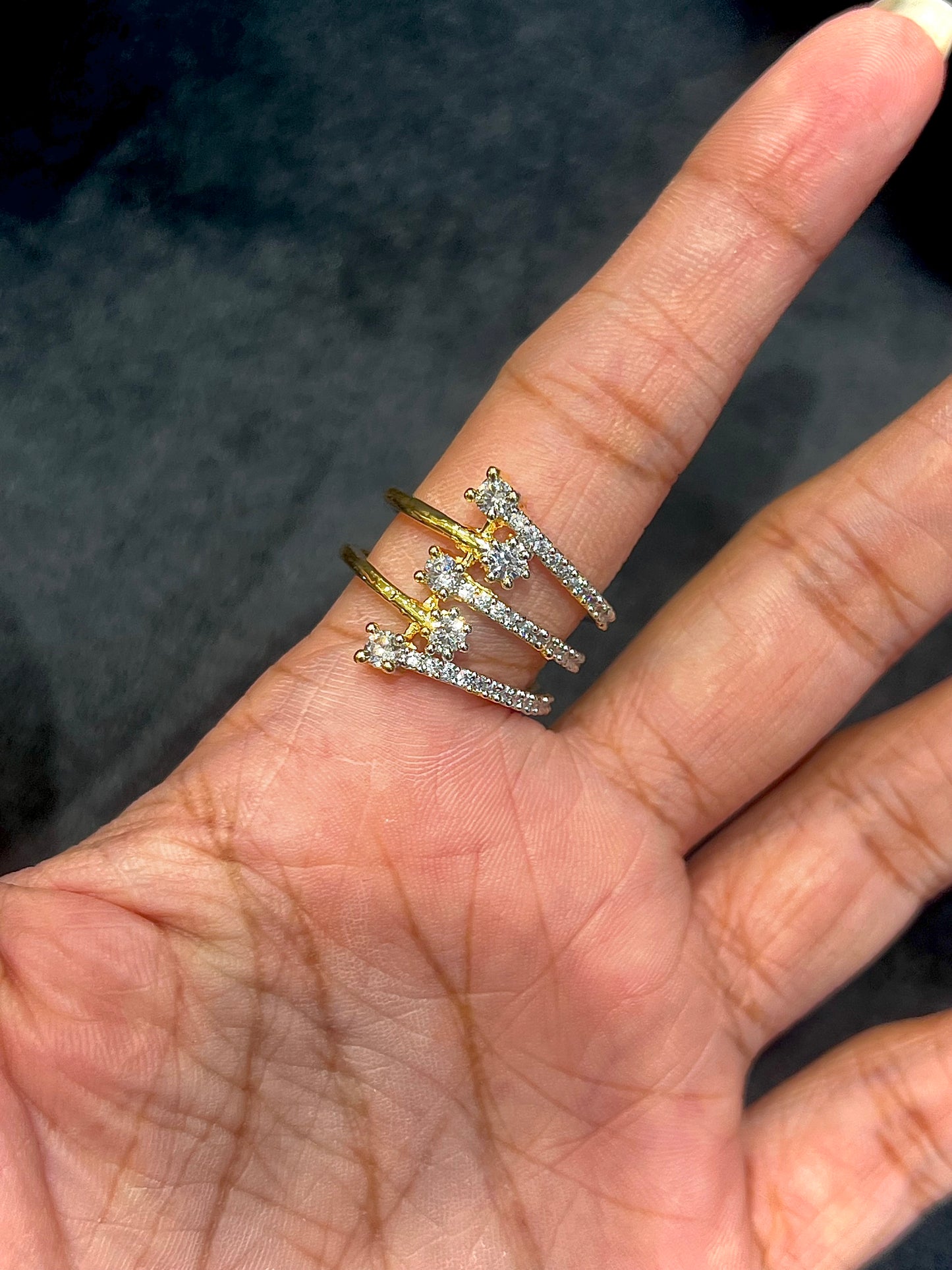 Premium diamond finish ring product code R66