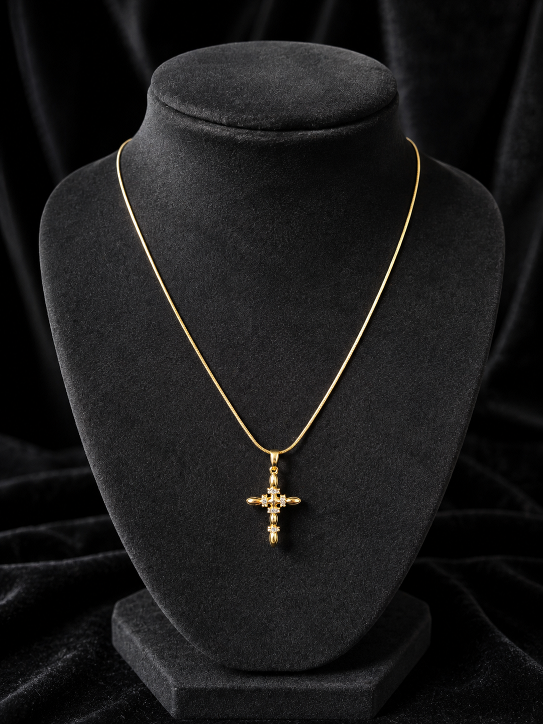 Premium stainless steel cross pendant chain product code G142