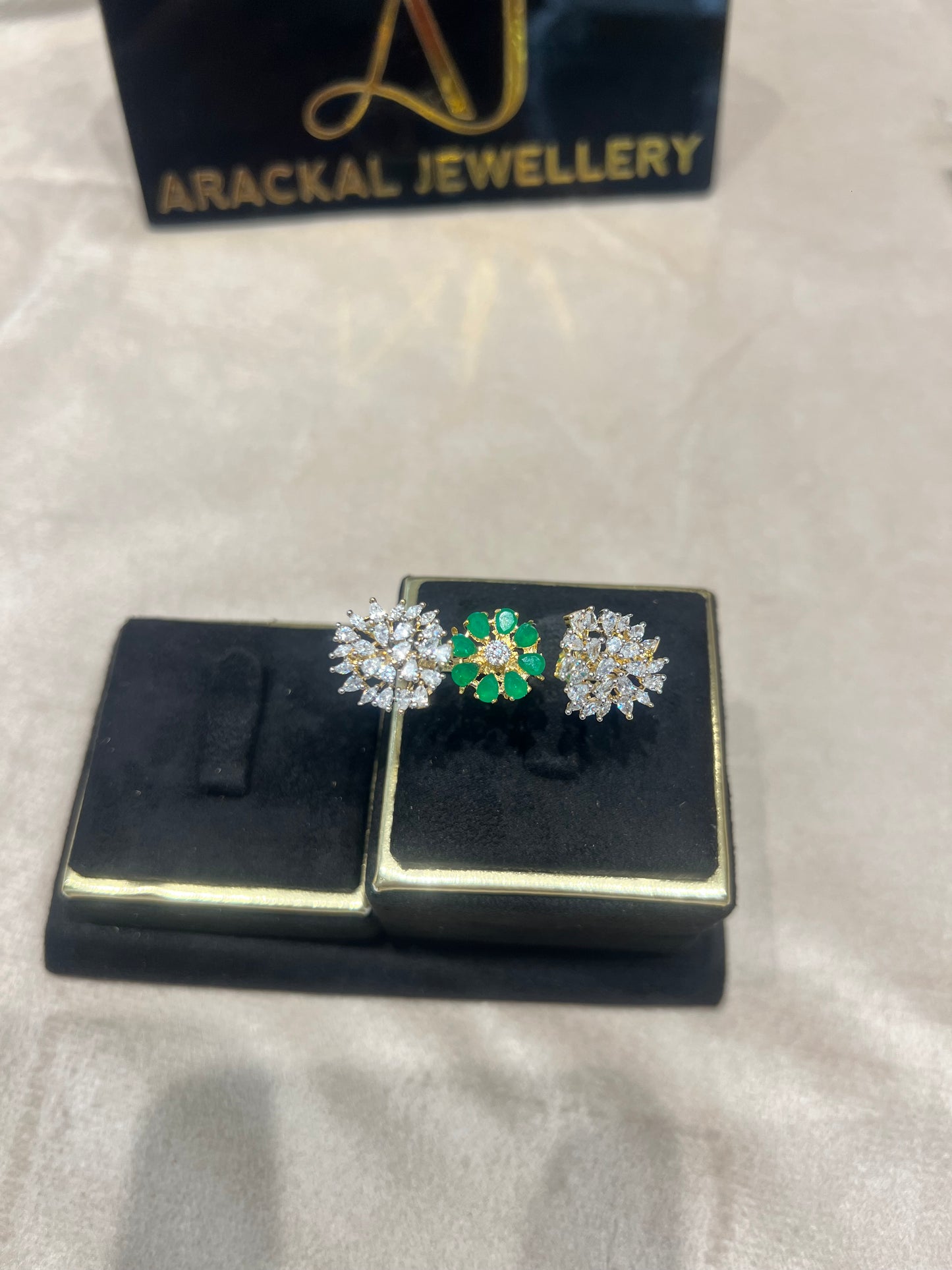 Premium diamond finish statement ring product code R51