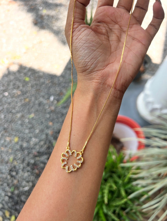 Premium gold plated daily use pendant chain product code G48