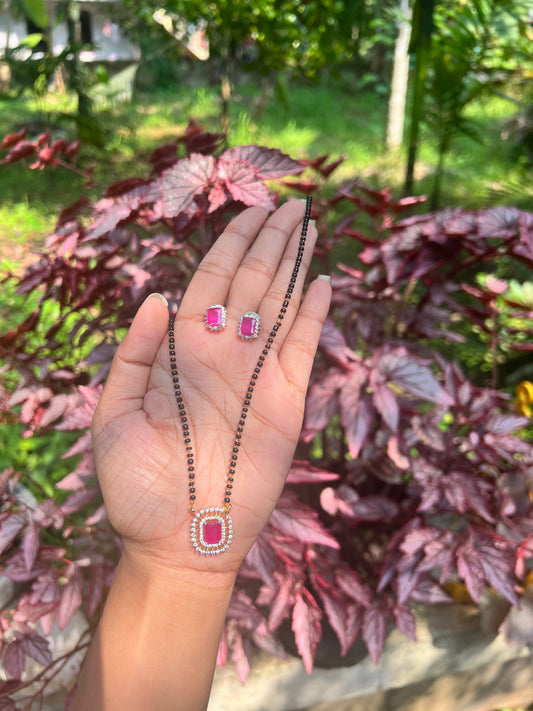 Daimond finish stylish mangalsutra product code 135