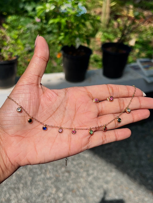 Premium Antitarnish daily wear kids friendly necklace with stud product code 354