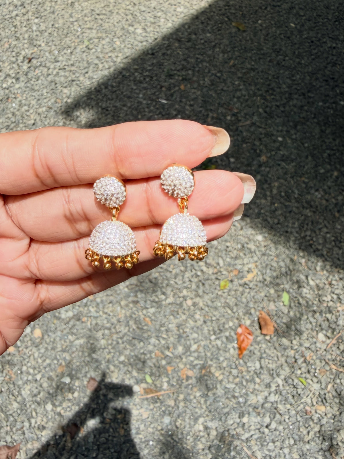 Premium diamond finish party wear jhumka product code D237