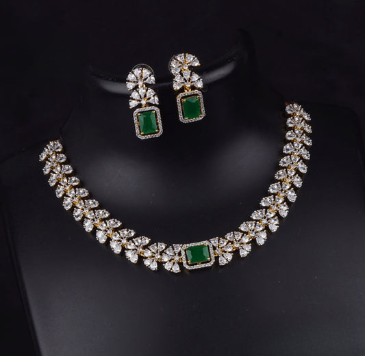 Premium daimond finish classy ad necklace product code 810