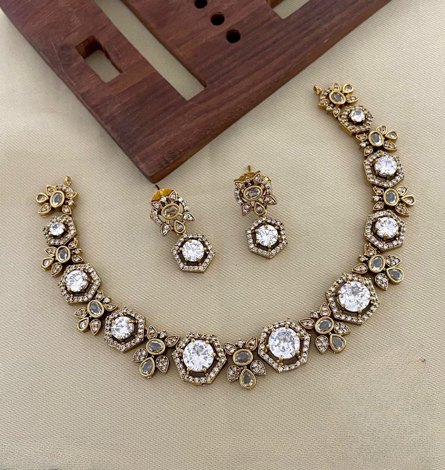 Most popular hot selling ad Kundan necklace product code 599