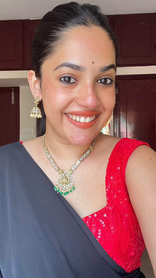 Premium jadau Kundan lakshmi necklace product code 601