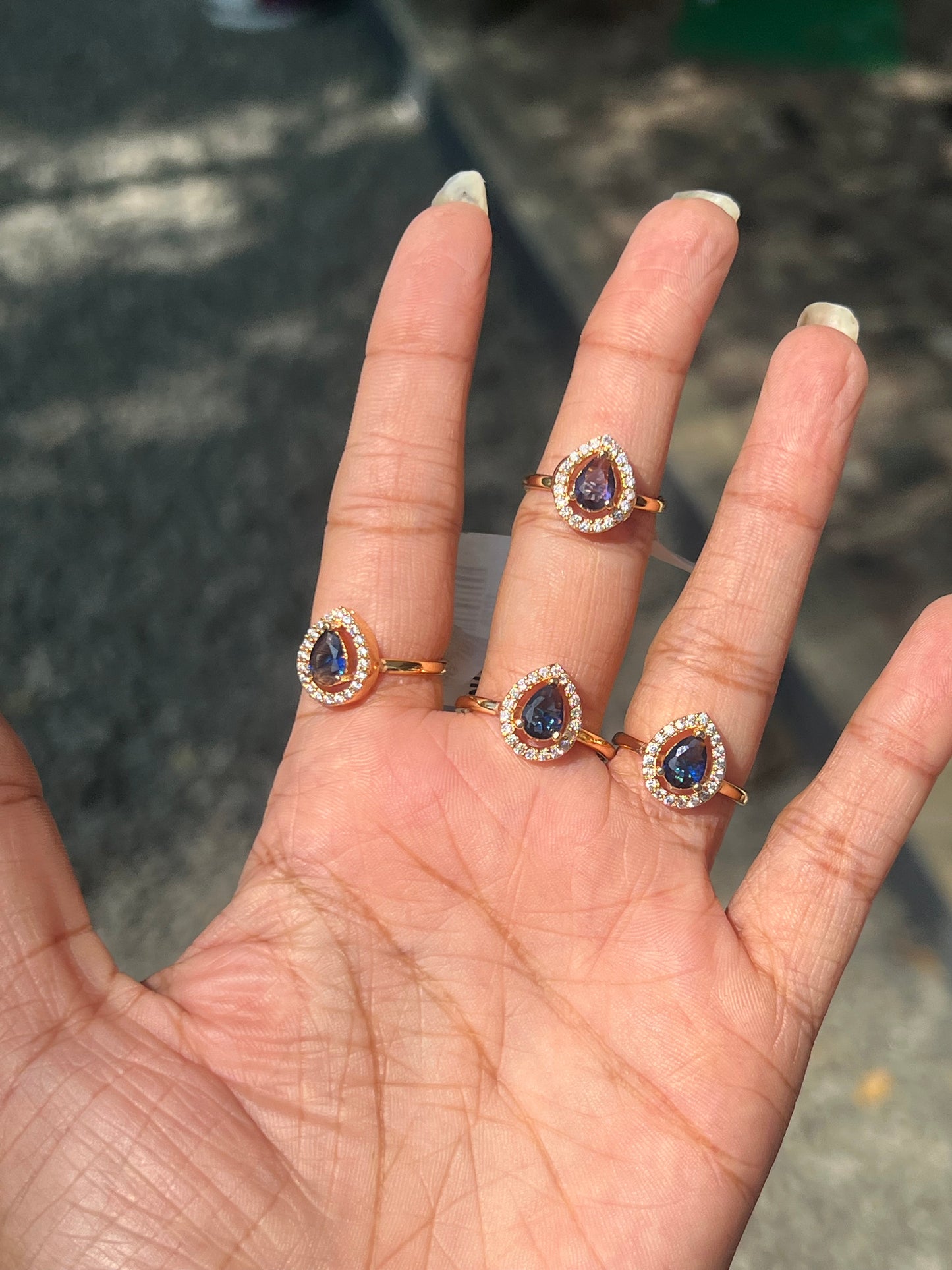 Premium gold plated ad adjustable rings product code R21