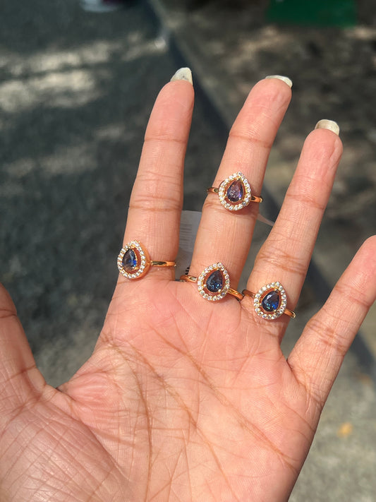 Premium gold plated ad adjustable rings product code R21