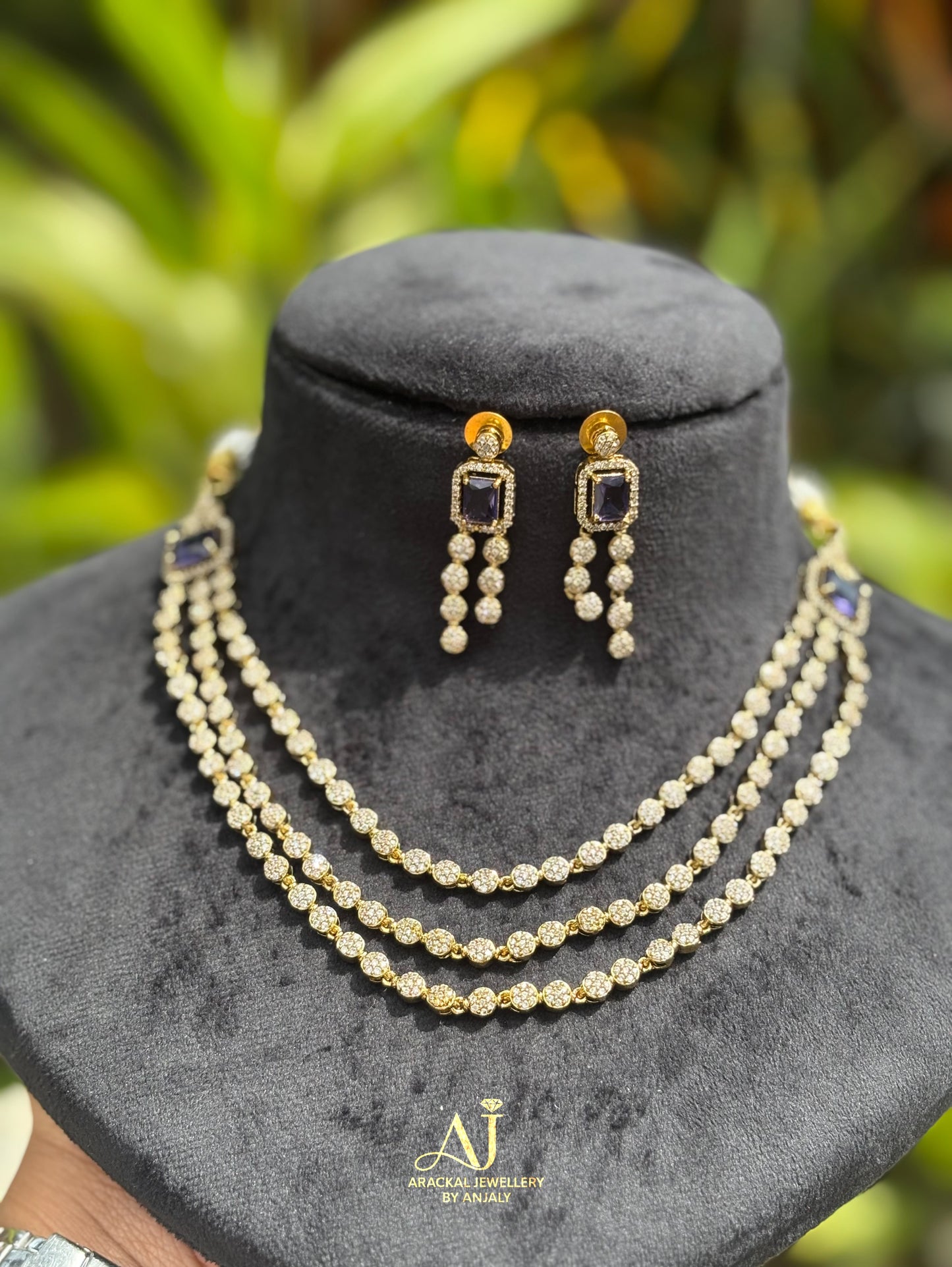 Premium 3 layer ad necklace product code N275