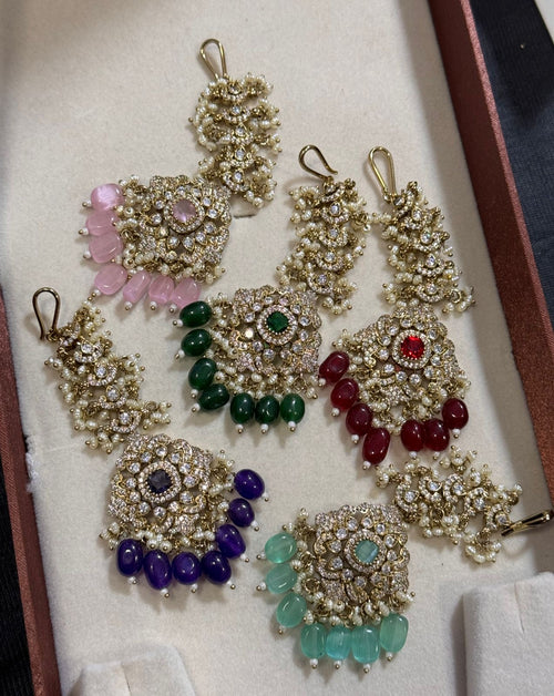 Premium Victorian bridal tikka product code 951