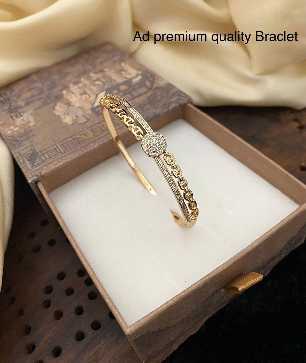 Premium anti tarnish daily wear openable kada bangle