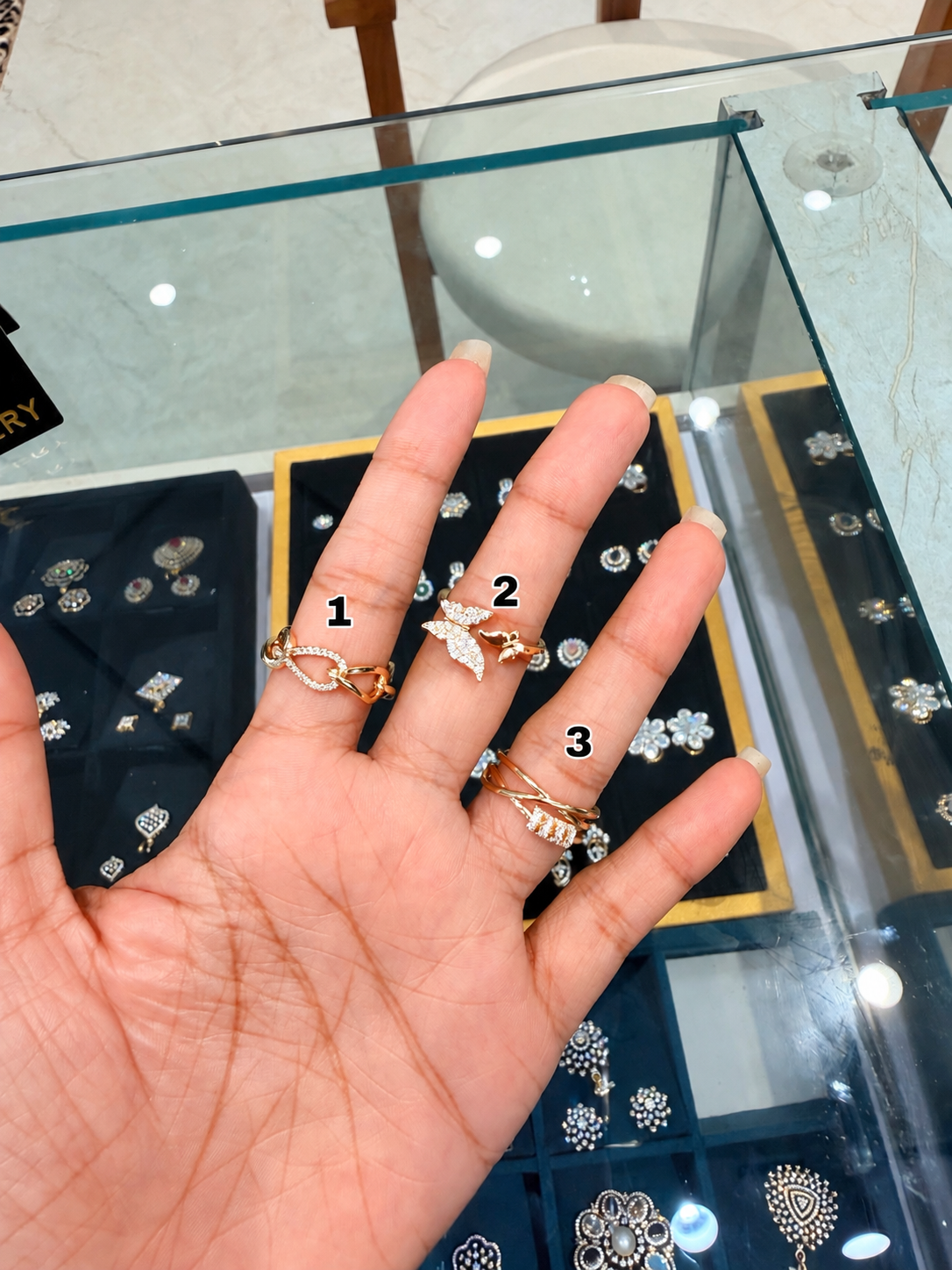 Premium anti tarnish Adjustable rings Product code R77