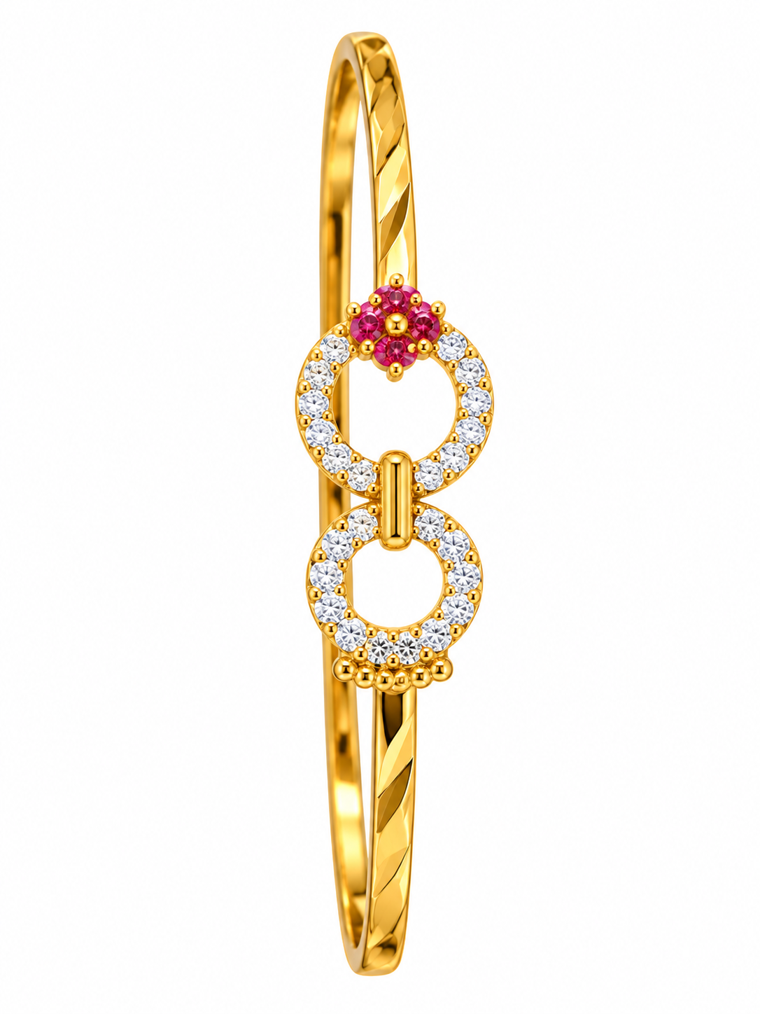 Premium gold plated daily wear openable bangle product code B243
