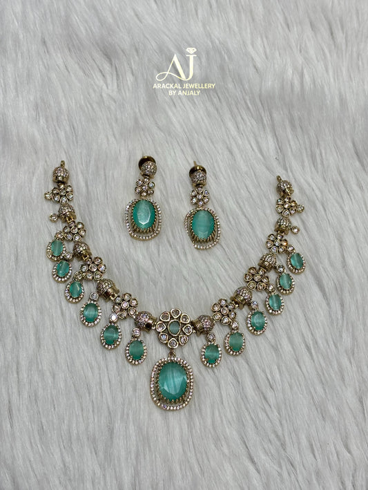 Premium Victorian polish ad necklace product code 374