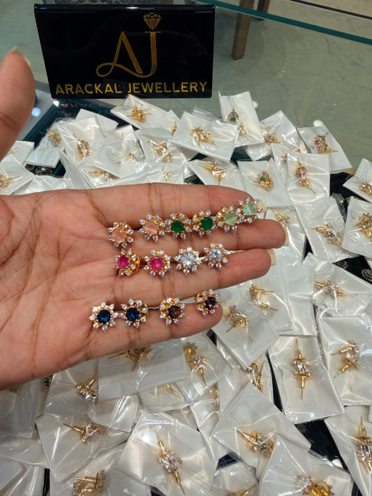Premium diamond finish party wear stud product code E247