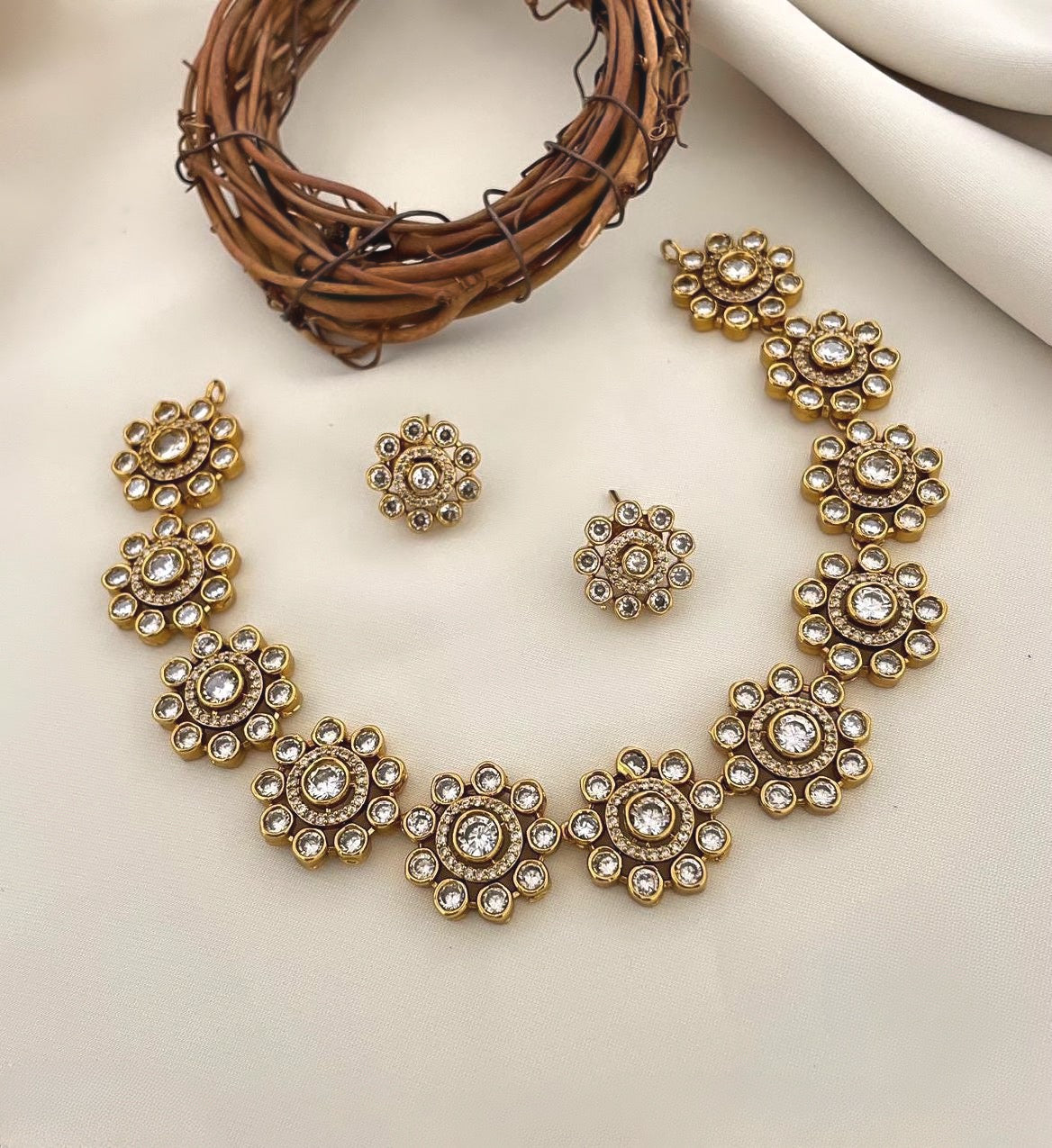 Premium most popular ad flower necklace product code 797