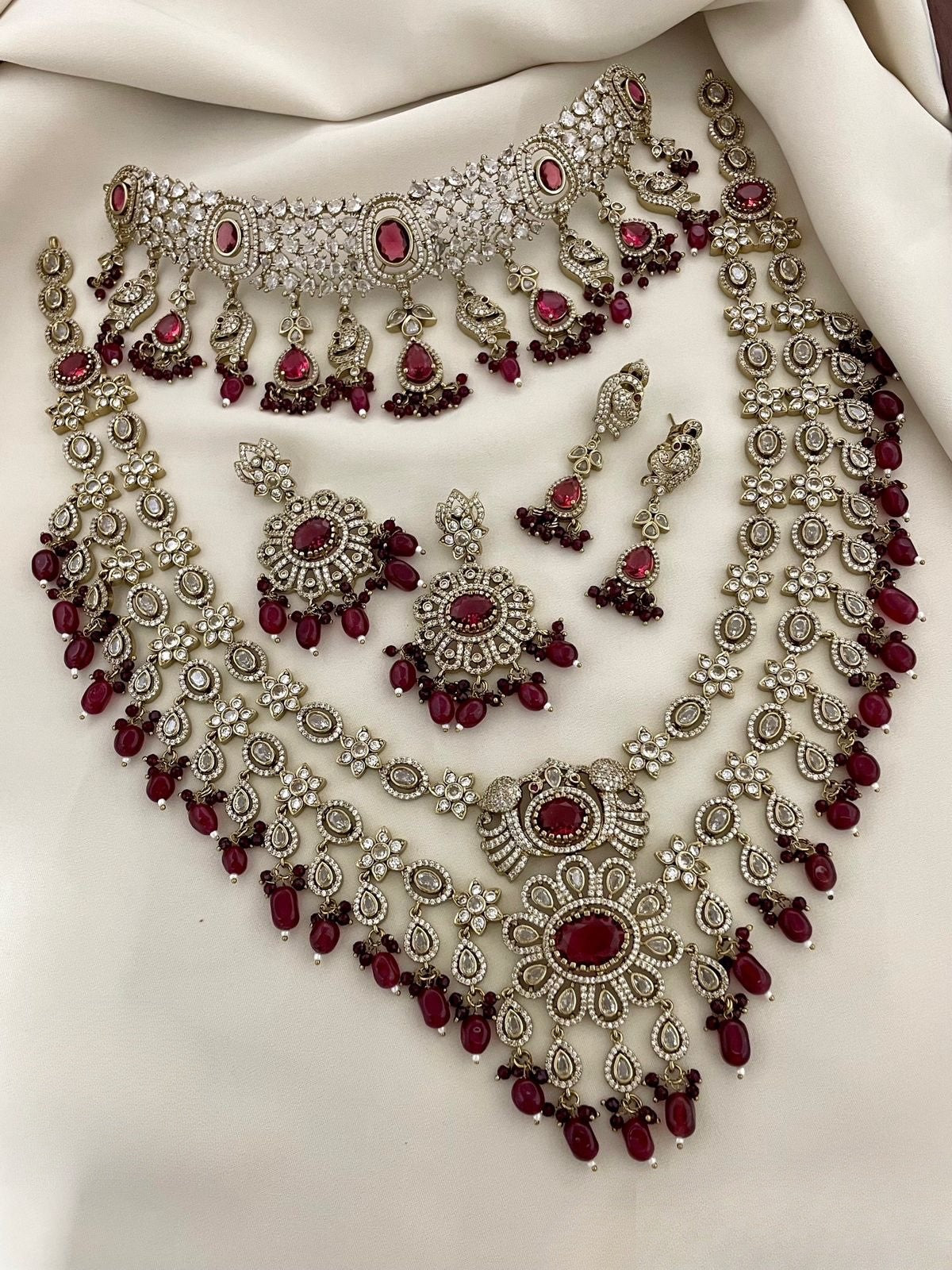 Premium quality Victorian bridal combo set product code 847