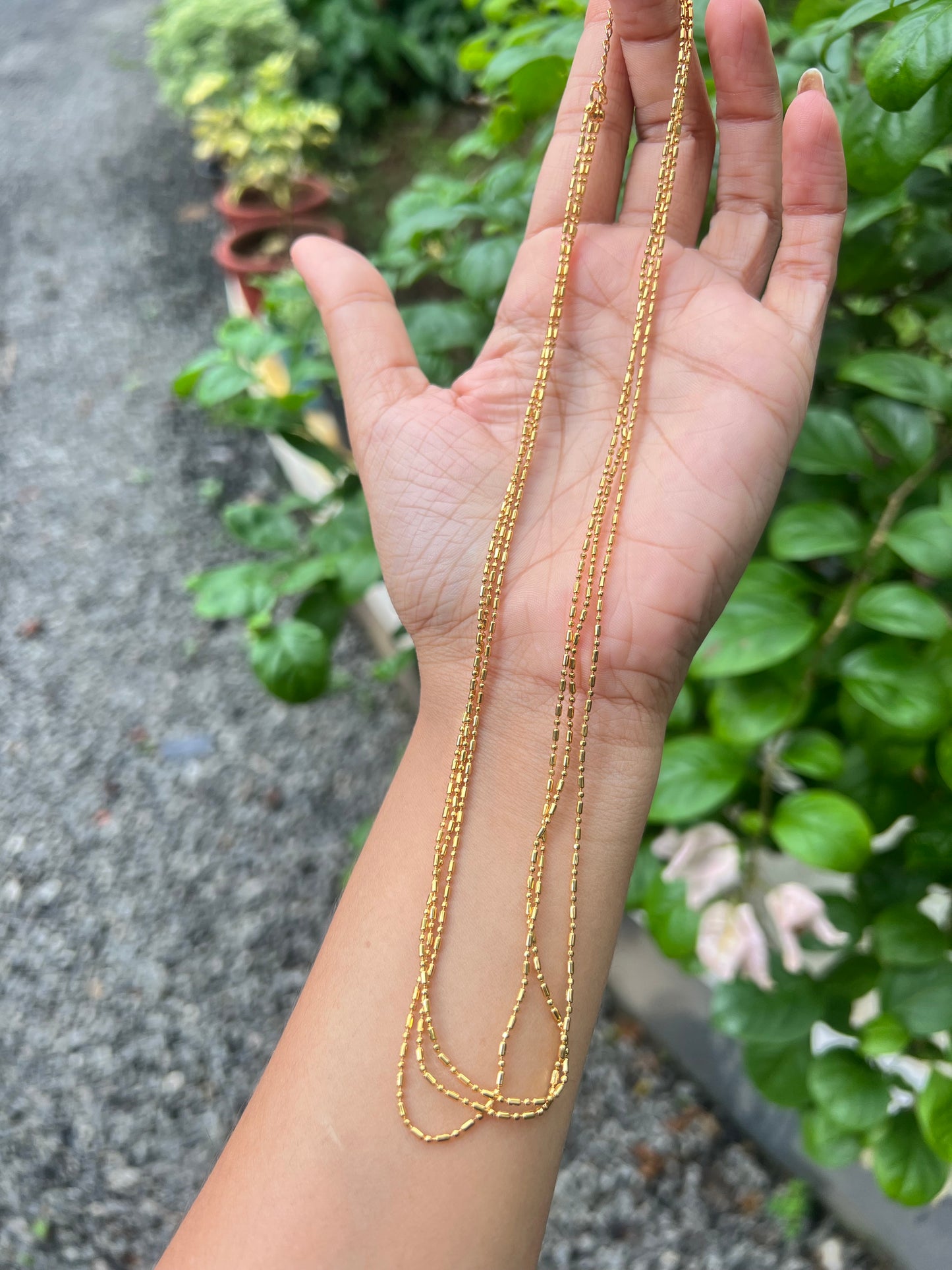 Budget friendly 3layered chains product code G150