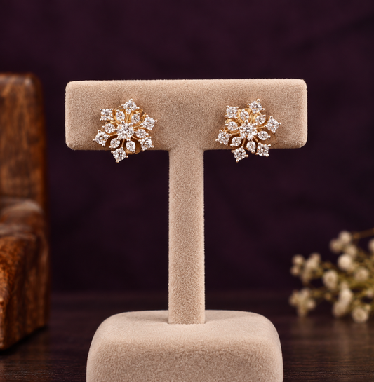 Premium diamond finish star stud product code E234