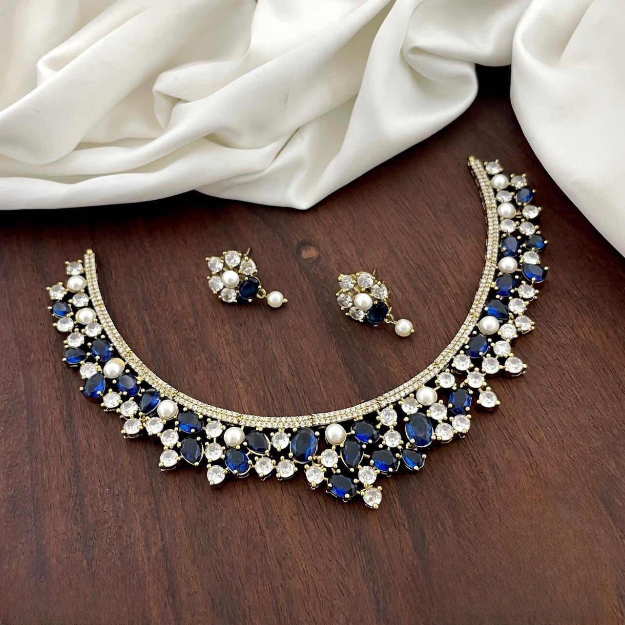 Trending Victorian premium designer necklace product code 910