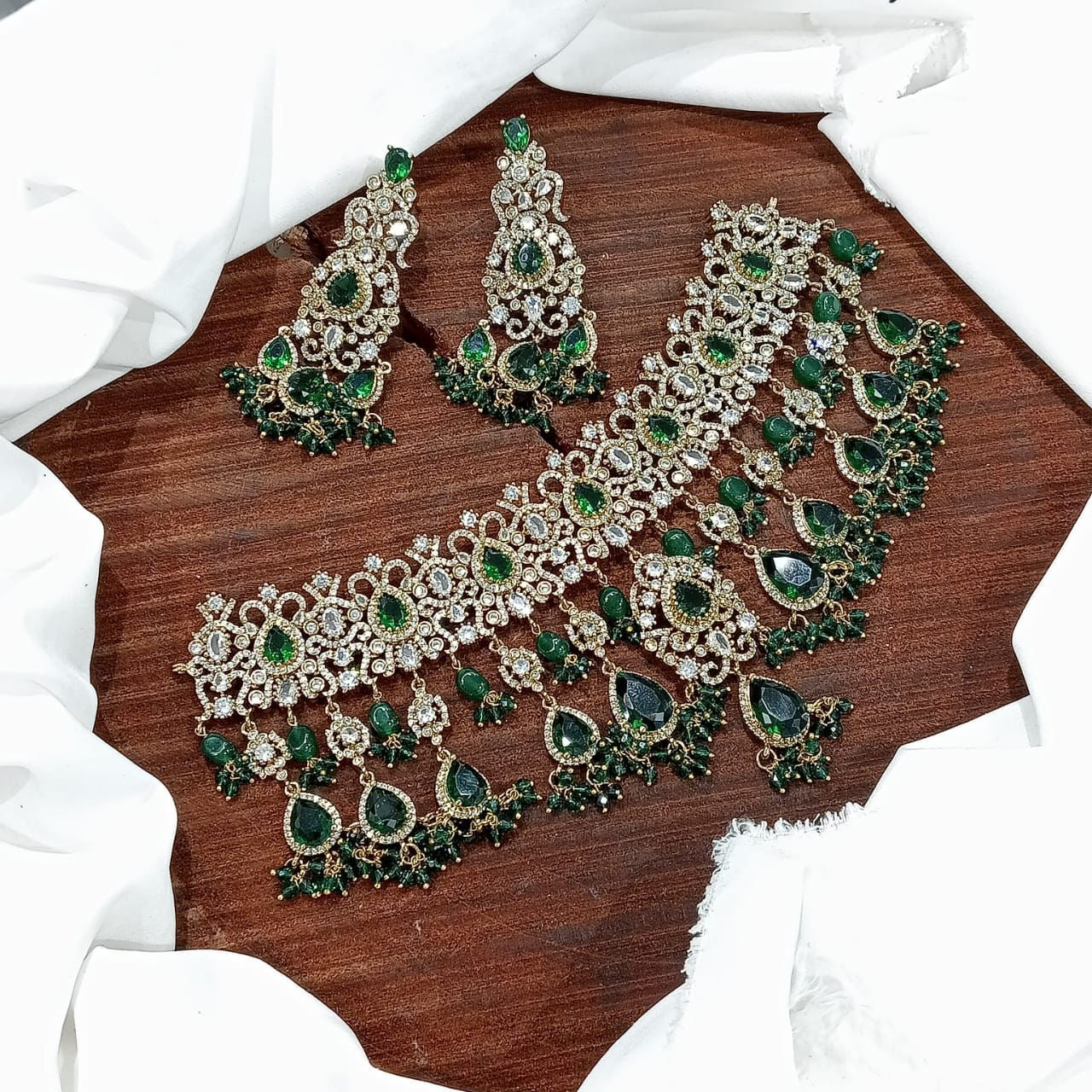 Premium heavy bridal choker set product code 964