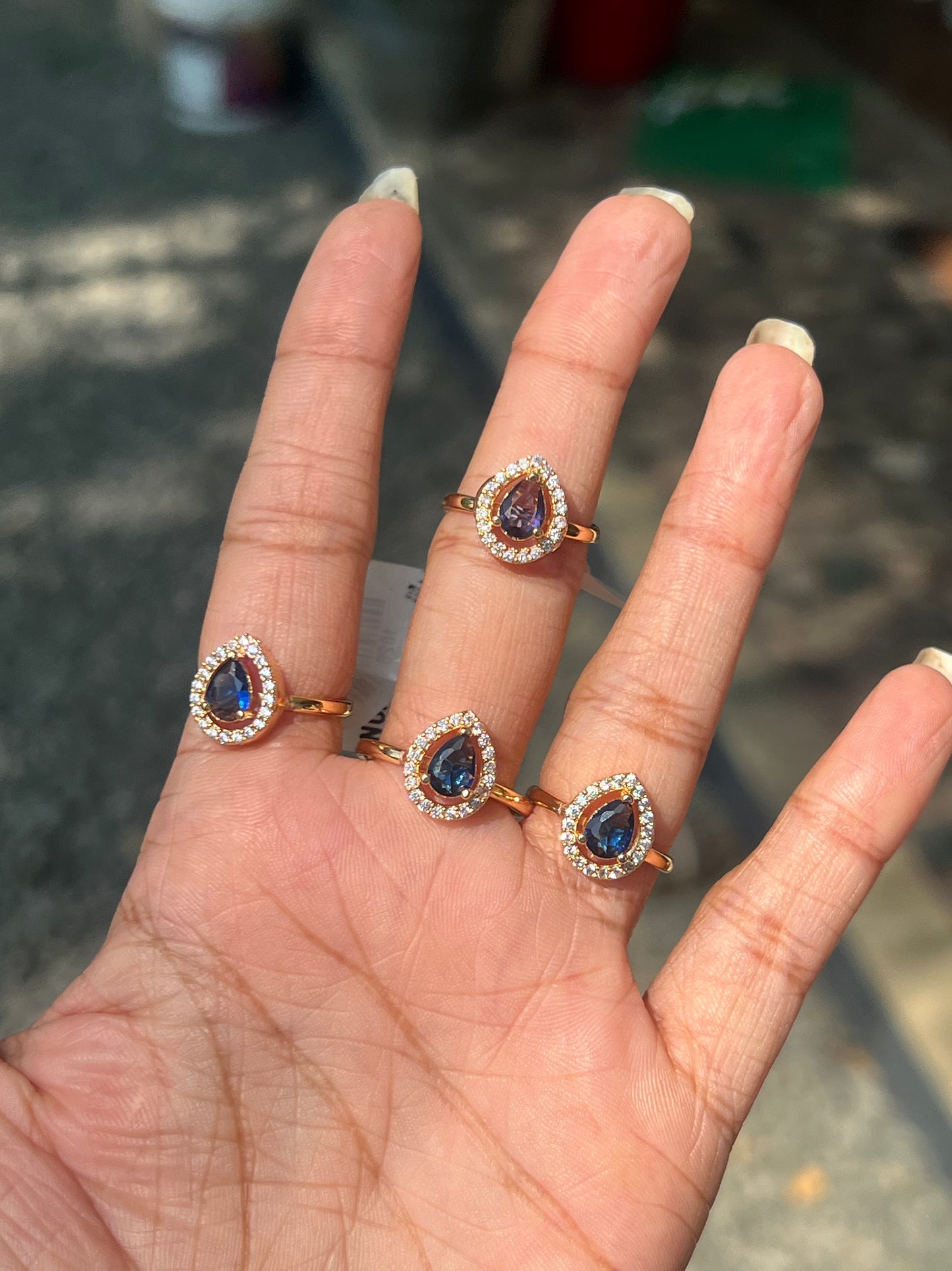 Premium gold plated ad adjustable rings product code R21