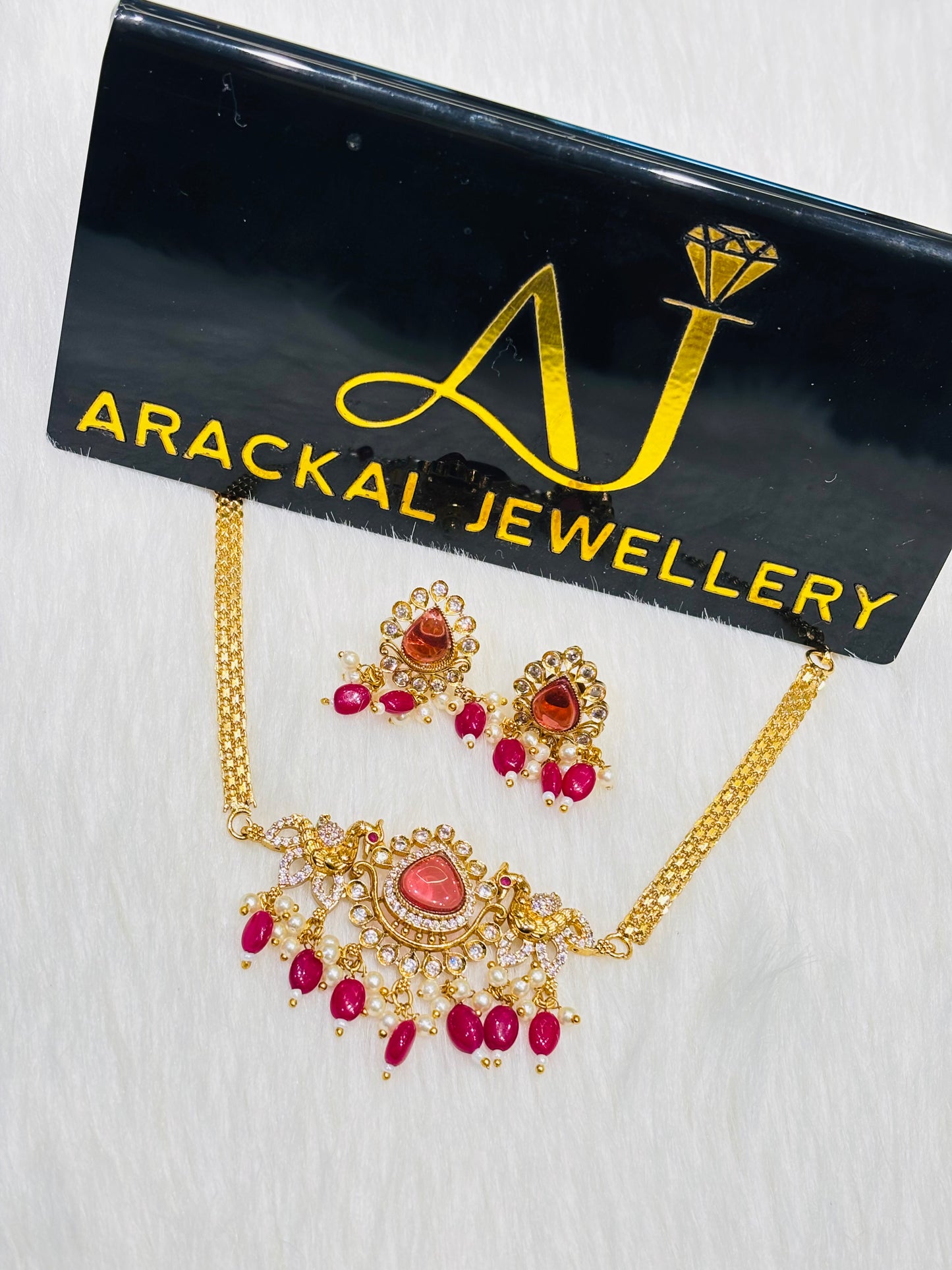 Premium quality njn idol peacock choker set product code N288