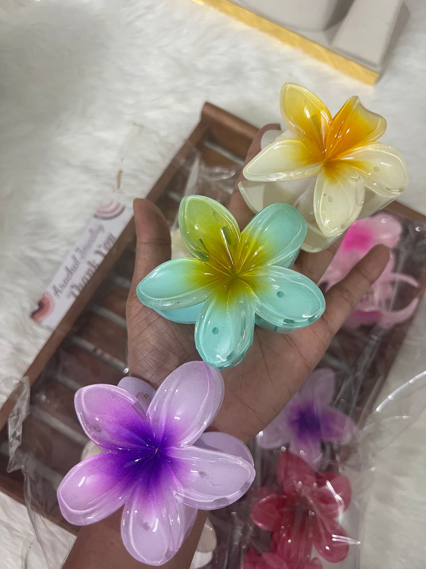 Trending Korean dual shade hair clips product code 1024