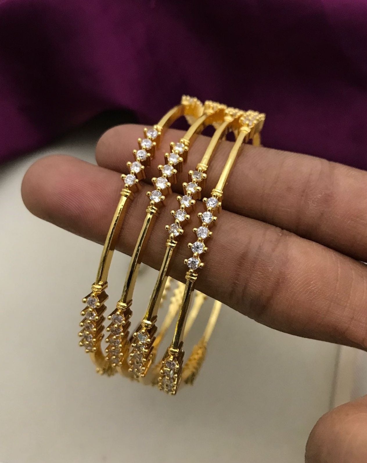 Premium ad beautiful 4 bangles product code 660