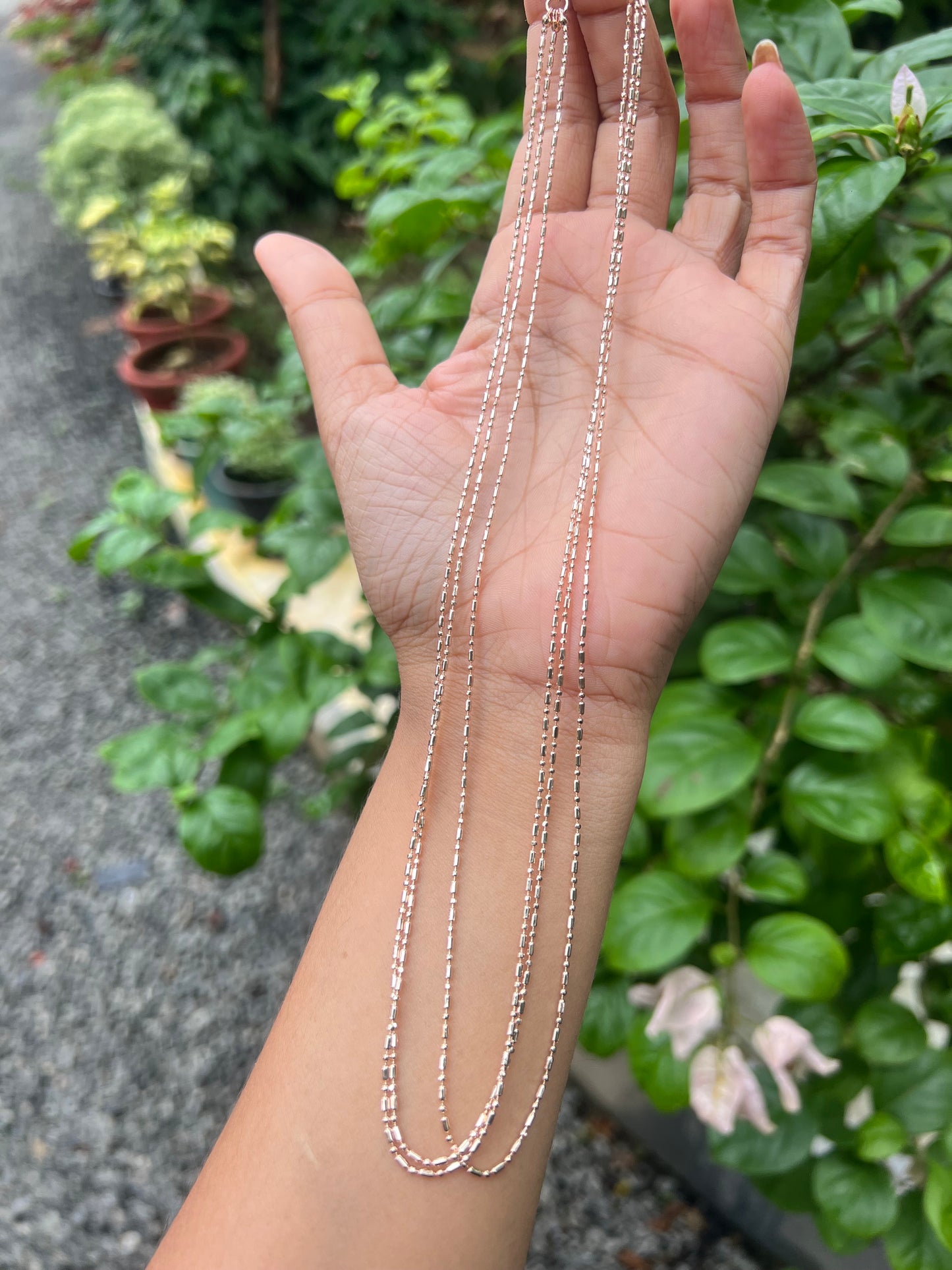 Budget friendly 3layered chains product code G150