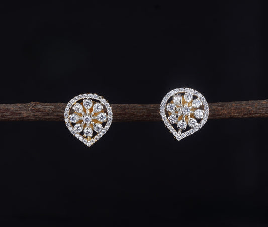 Premium daimond finish earrings