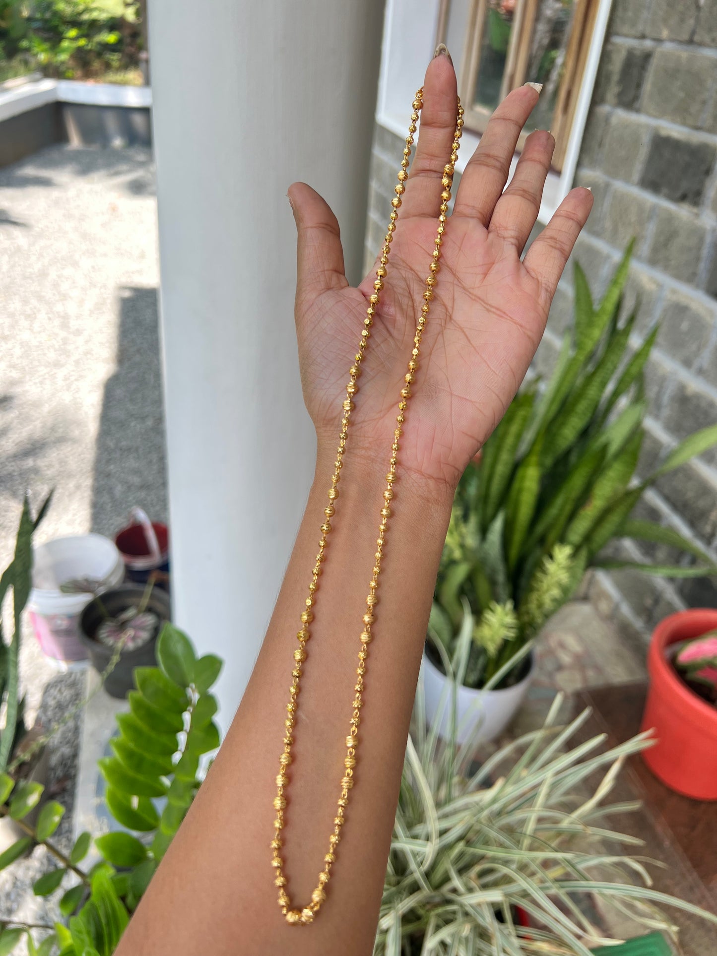 Premium gold plated 8pidi (24inch)chain product code Chain02