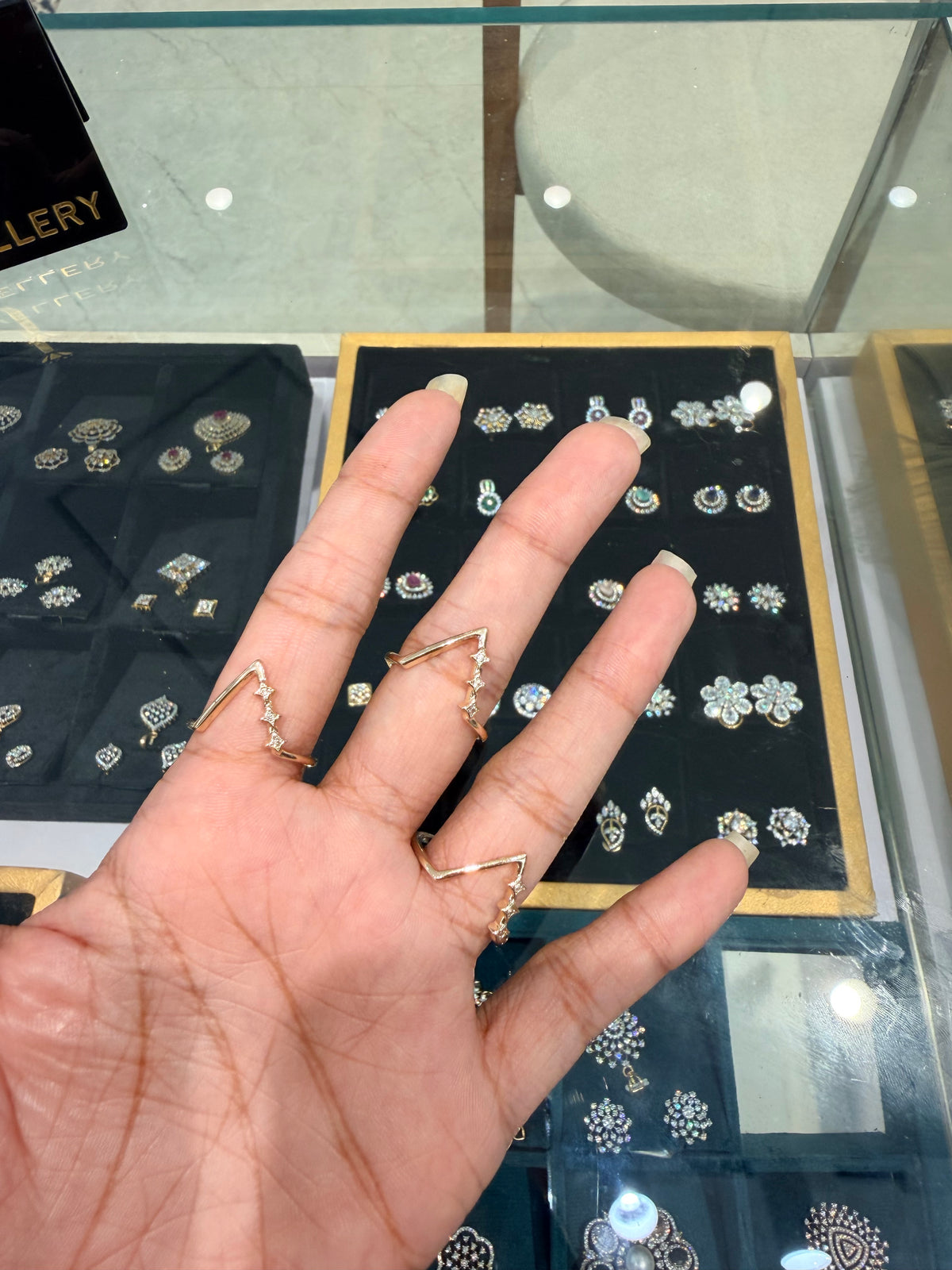 Premium anti tarnish adjustable rings product code R75