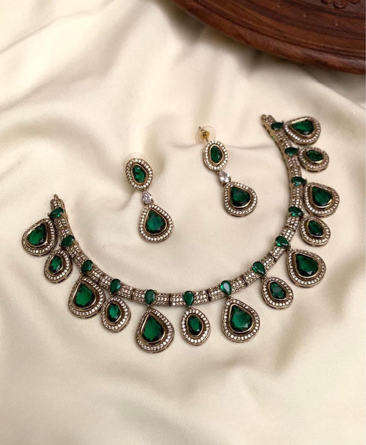 Premium Victorian designer necklace product code 1228