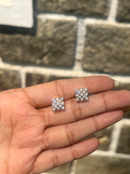 Premium Cz diamond finish stud product code E133