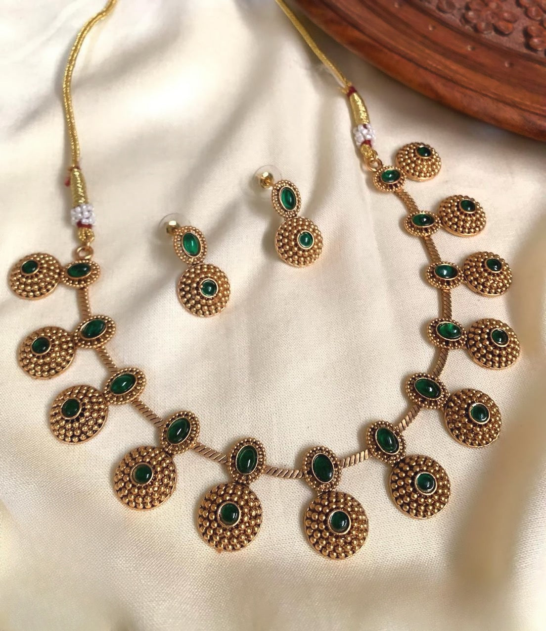 Traditional bridal wear necklace product code 1112