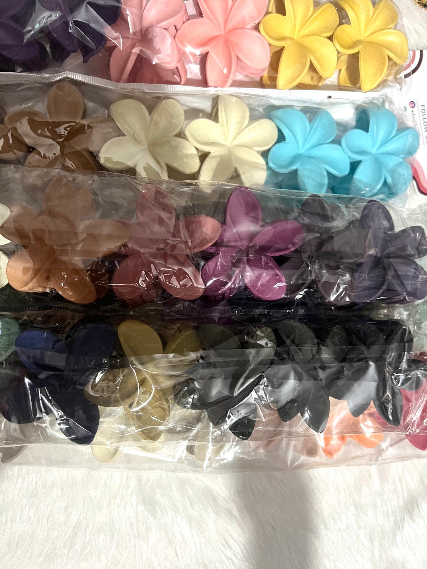 Flower hair claw clips product code 1020