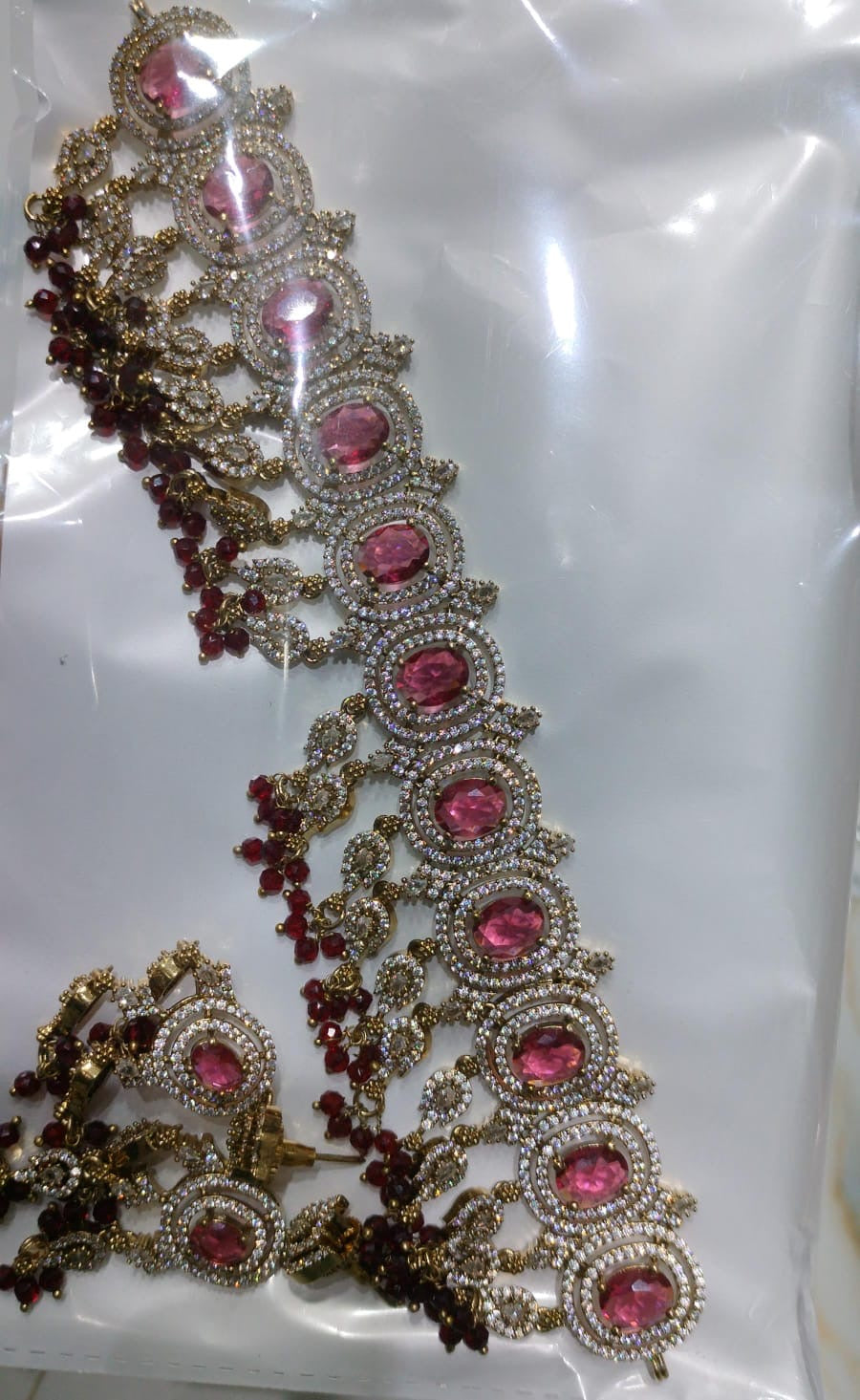 Premium quality Victorian bridal necklace product code 940
