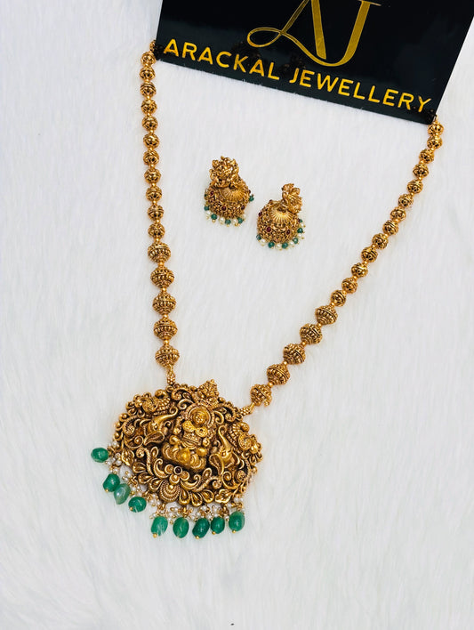 Premium quality matt finish lakshmi haram product code N272